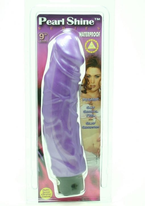 PEARL SHINE 9 INCH DONG LAVENDER WATERPROOF