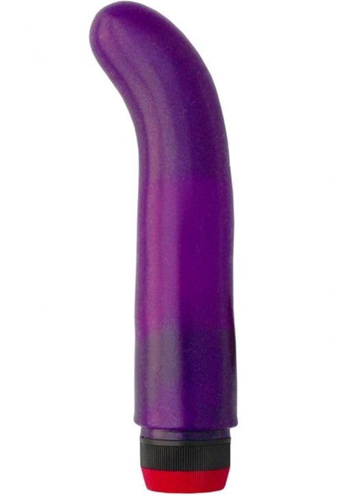 Jelly Caribbean Number 5 Jelly Realistic Vibrator Waterproof Purple 9 Inch