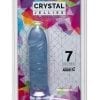 Crystal Jellies Ballsy Super Cock Sil A Gel 7 Inch Clear