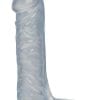 Crystal Jellies Ballsy Super Cock Sil A Gel 7 Inch Clear