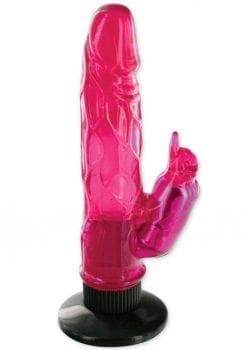 Beaver Wall Bangers Deluxe Vibrating Suction Dong Waterproof 8.5 Inch Pink