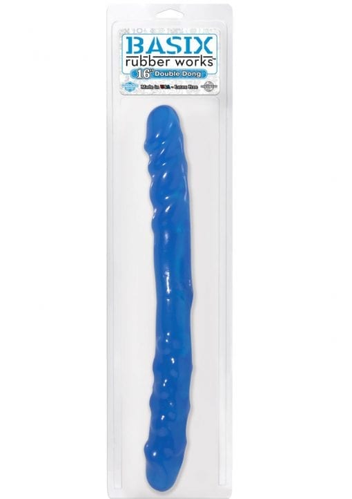 Basix Rubber Works 16 Inch Double Dong Blue