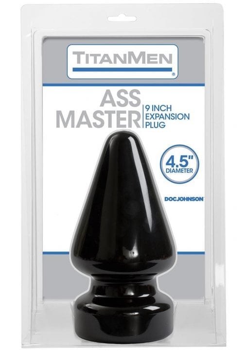 TitanMen Ass Master Expansion Anal Plug - Black