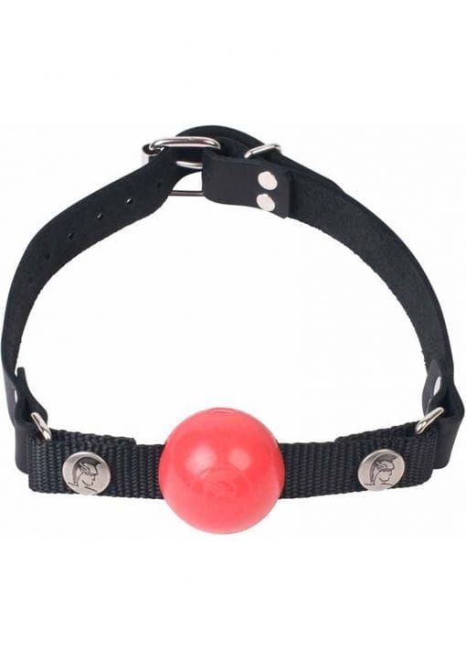 Removable Silicone Ball Gag 1.5 Inch Red