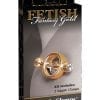 Fetish Fantasy Gold Magnetic Nipple Clamps Gold