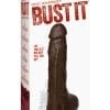 Bust It Squirting Dildo 8.5in - Chocolate