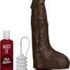 Bust It Squirting Dildo 8.5in - Chocolate