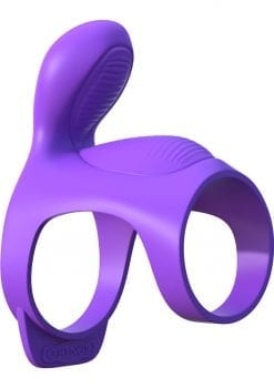 Fantasy C Ringz Ultimate Couples Cage Silicone Cockring Waterproof Purple