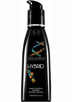 Wicked Hybrid Water and Silicone Blended Intimate Lubricant 8 Ounce Pump