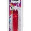 Crystal Jellies Classic Dildo 8in - Pink