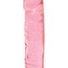 Crystal Jellies Classic Dildo 8in - Pink