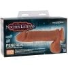 Noches Latina Pene Real Con Testiculos Dildo 8in - Caramel