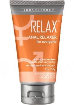 Relax Anal Relaxer For Everyone Water Based Lubricant (Boxed) 2oz