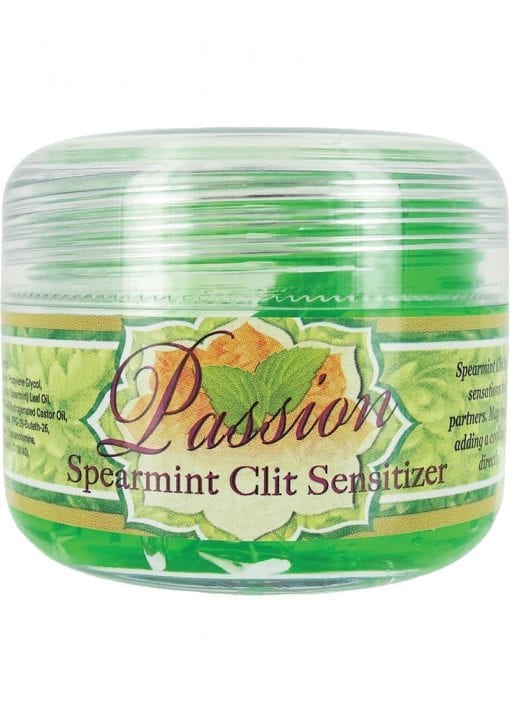 Passion Clit Sensitizer Spearmint 1.5 Ounce Jar