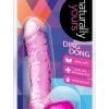 Naturally Yours Ding Dong Dildo With Balls 5.5in - Pink