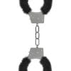 Ouch! Beginner`s Furry Handcuffs - Black