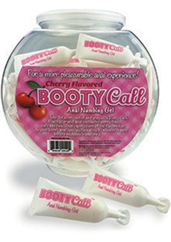 Booty Call Cherry Flavored Anal Numbing Gel 10ml (72 Per Bowl)