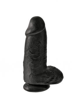 King Cock Chubby Dildo 9in - Black