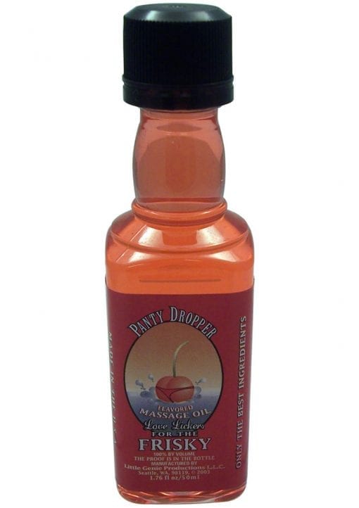 Love Lickers Cherry Flavored Warming Massage Oil 1.76oz - Panty Dropper