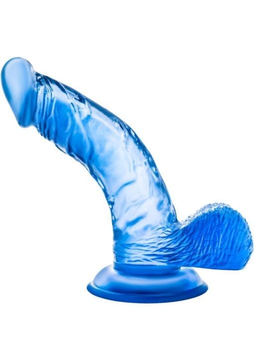 B Yours Sweet n` Hard 8 Dildo With Balls 6.5in - Blue