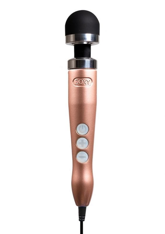 Doxy Die Cast 3 Wand Body Massager - Rose Gold/Black