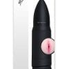 Zero Tolerance Shell Shock Rechargeable Vibrating Pussy Stroker With DVD Download - Black