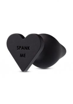 Temptasia Spank Me Silicone Butt Plug - Black