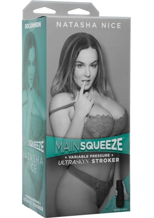 Main Squeeze Natasha Nice Ultraskyn Masturbator - Pussy - Vanilla