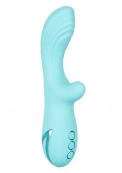 California Dreaming Catalina Climaxer Rechargeable Rotating Silicone Vibrator - Blue