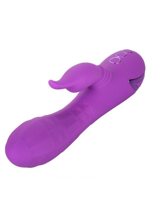 California Dreaming Valley Vamp Rechargeable Silicone Vibrating Massager - Purple