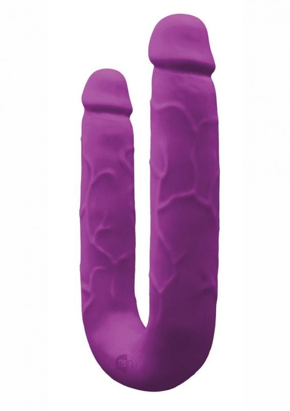 Colours Dp Pleasures Silicone Double Dildo - Purple