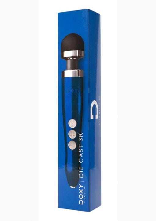 Doxy Die Cast 3R Rechargeable Wand Massager - Blue