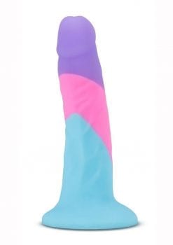 Avant D15 Vision Of Love Silicone Dildo 5.5in - Multi Color