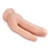 Dr. Skin Dual Penetrating Dildo With Suction Cup 8in - Vanilla
