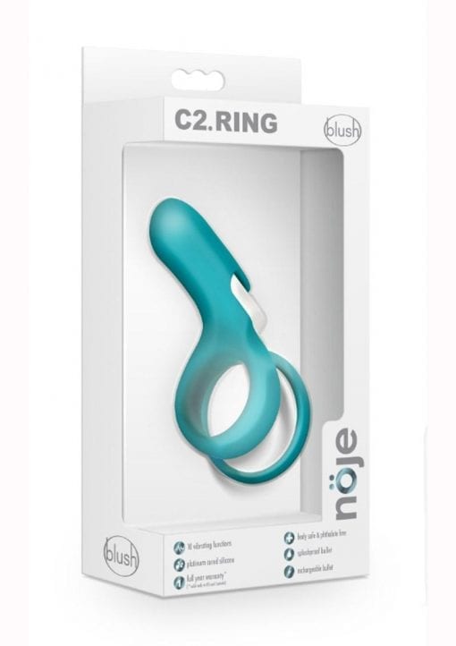 Noje C2 Rechargeable Silicone Cock Ring - Juniper