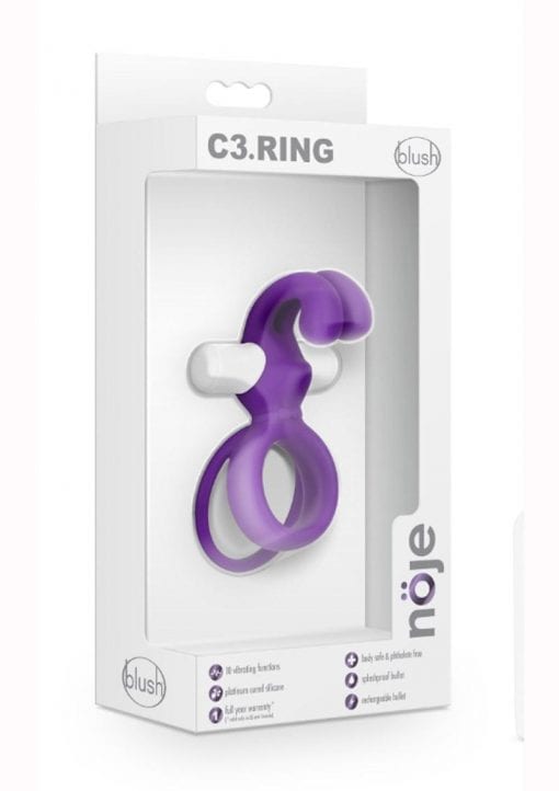 Noje C3 Rechargeable Silicone Cock Ring - Irus