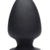 Squeeze-It Squeezable Silicone Anal Plug - Large - Black