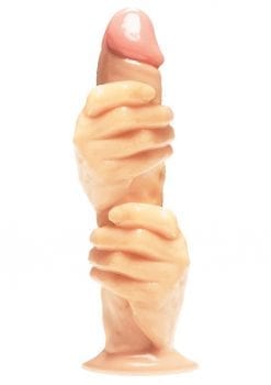 The 2 Fisted Grip 12in Dildo - Vanilla