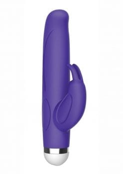 The Mini Rabbit Rechargeable Silicone Vibrator - Purple