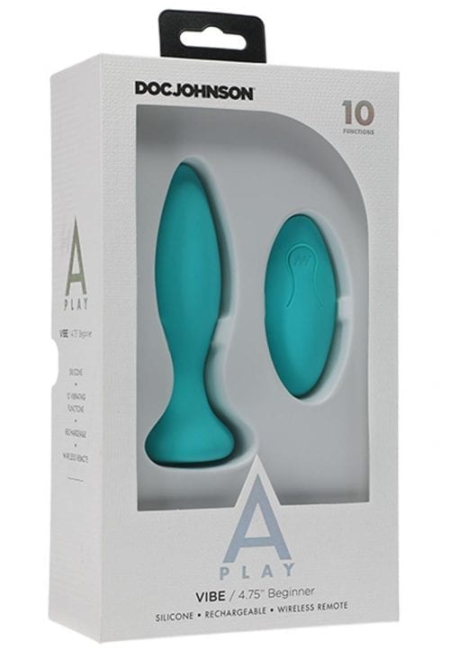 A-play Vibe Begin Plug With Remote Control - Teal