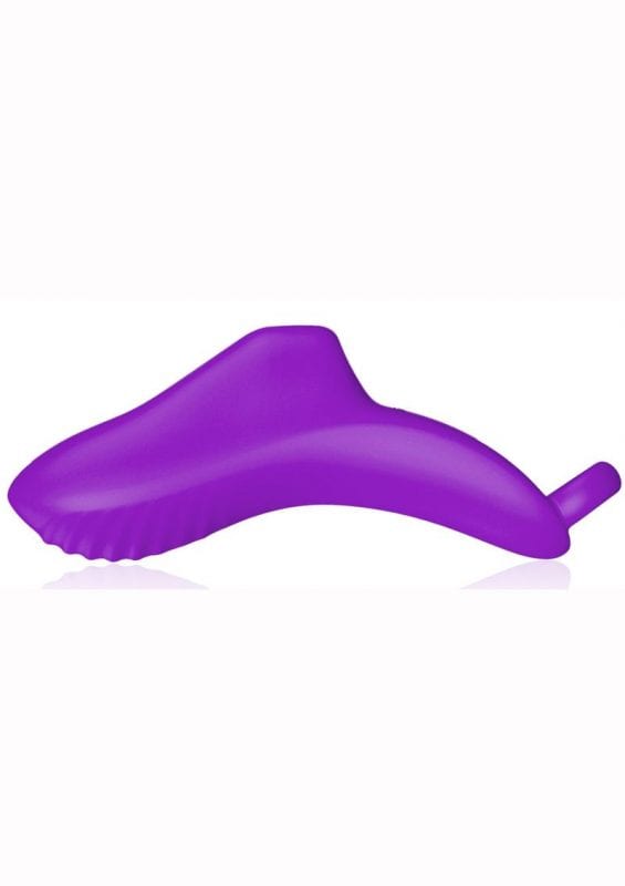 Fuzu Rechargeable Silicone Finger Massager - Purple