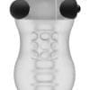 GoodHead Helping Hand Pro Vibrating Masturbator With Bullet - Frost