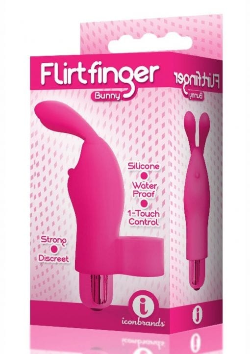 The 9`s - Flirt finger Silicone Bunny - Pink