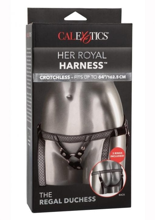 Her Royal Harness The Regal Duchess Adjustable Harness - Pewter