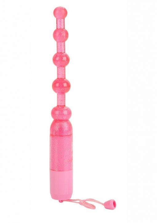 Vibrating Pleasure Beads Anal Beads - Pink