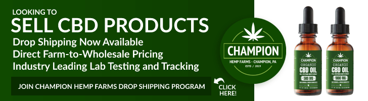 Champion Hemp Farms Drop Shipping Program