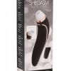 Inmi Shegasm Deluxe 2-in-1 Clit Stimulator and Vibrator - Black