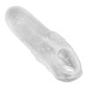 Hunkyjunk Swell Silicone Cocksheath Penis Extender 8.25in - Clear