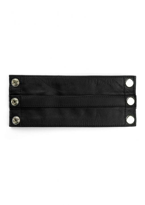 Prowler Red Leather Wrist Wallet - Medium - Black