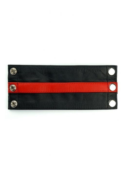 Prowler Red Leather Wrist Wallet - Small - Black/Red